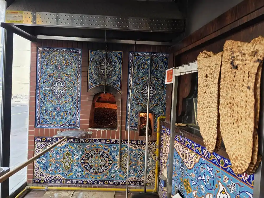 نان سنگکی رستوران فارسی | دبی