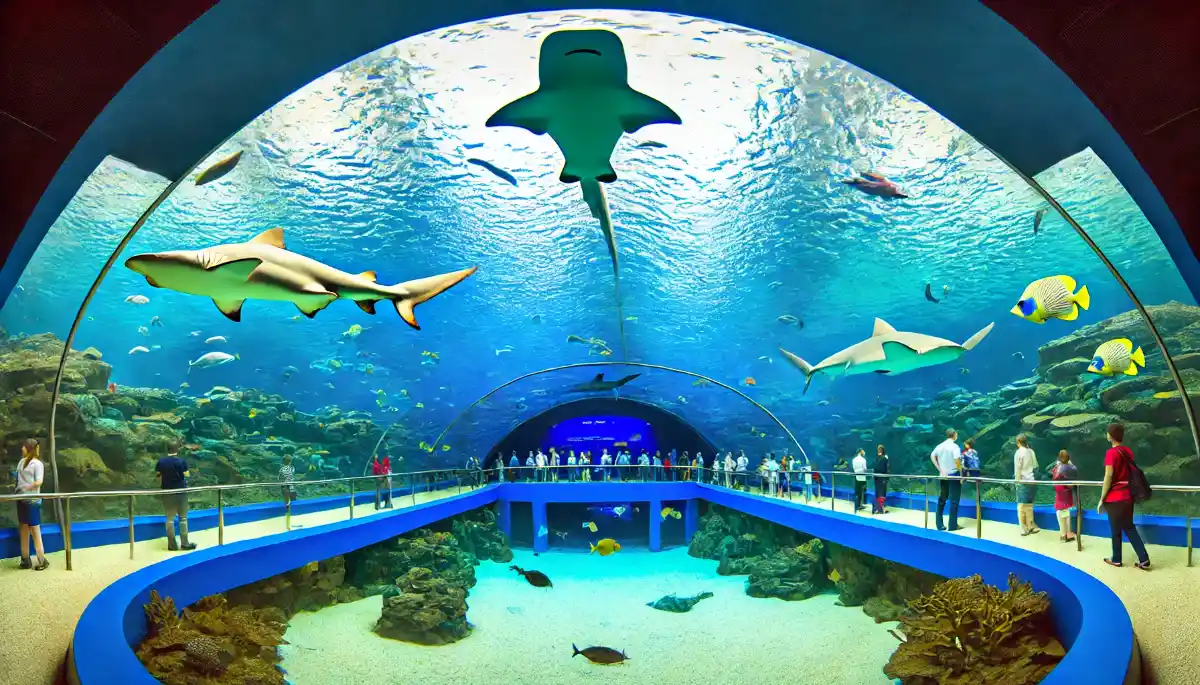 تجربه هیجان‌ انگیز زندگی دریایی در باغ‌ وحش زیرآبی دبی