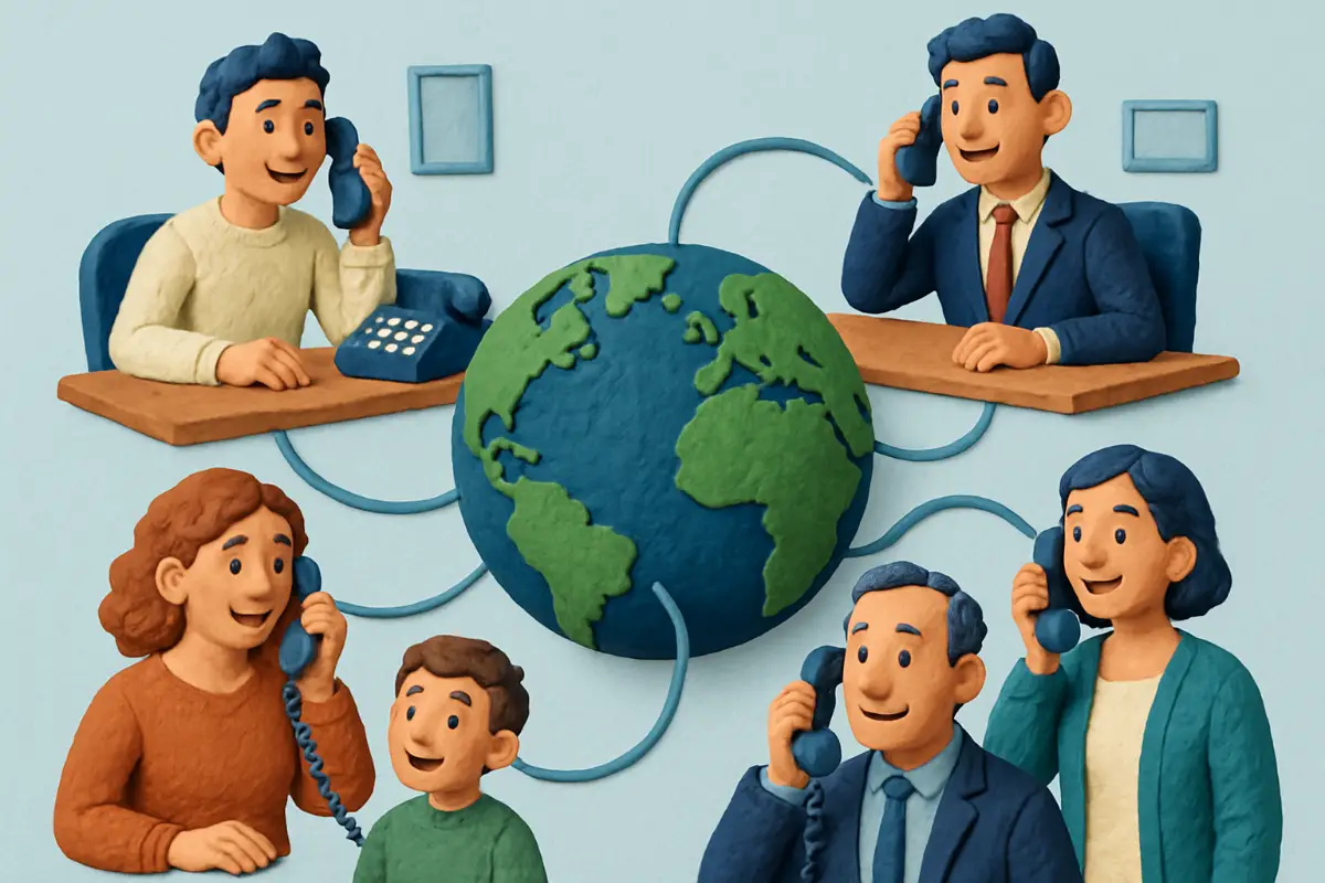 استفاده از تلفن‌های عمومی بین‌المللی