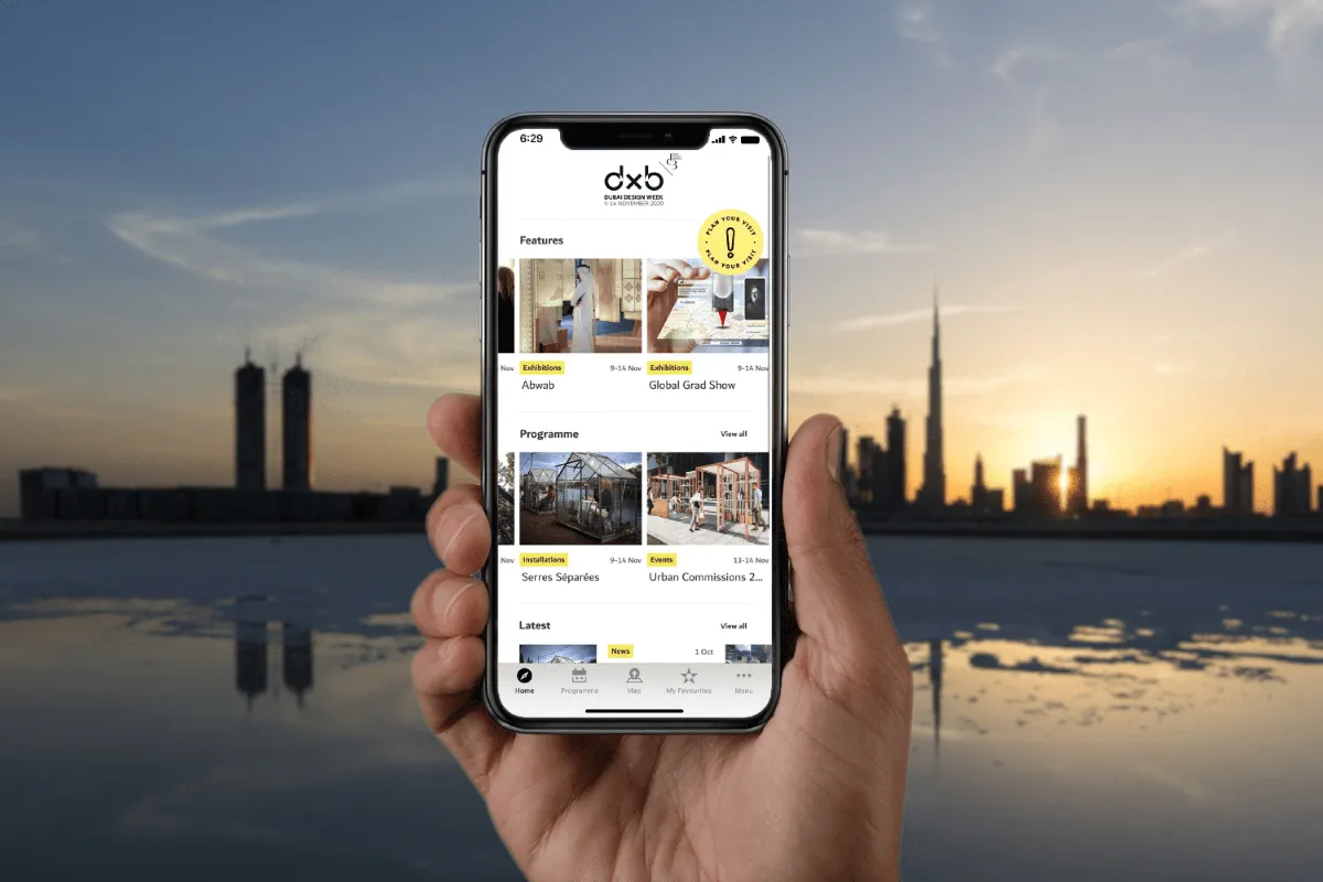 اپ Dubai Events برای اطلاع از جشنواره‌ها