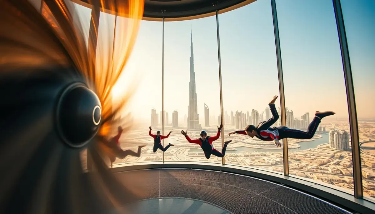 تونل باد آی فلای دبی