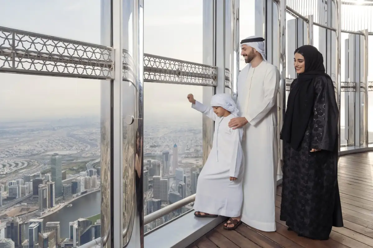 نمای داخلی لوکس برج خلیفه با طراحی مدرن و منحصر_به_فرد