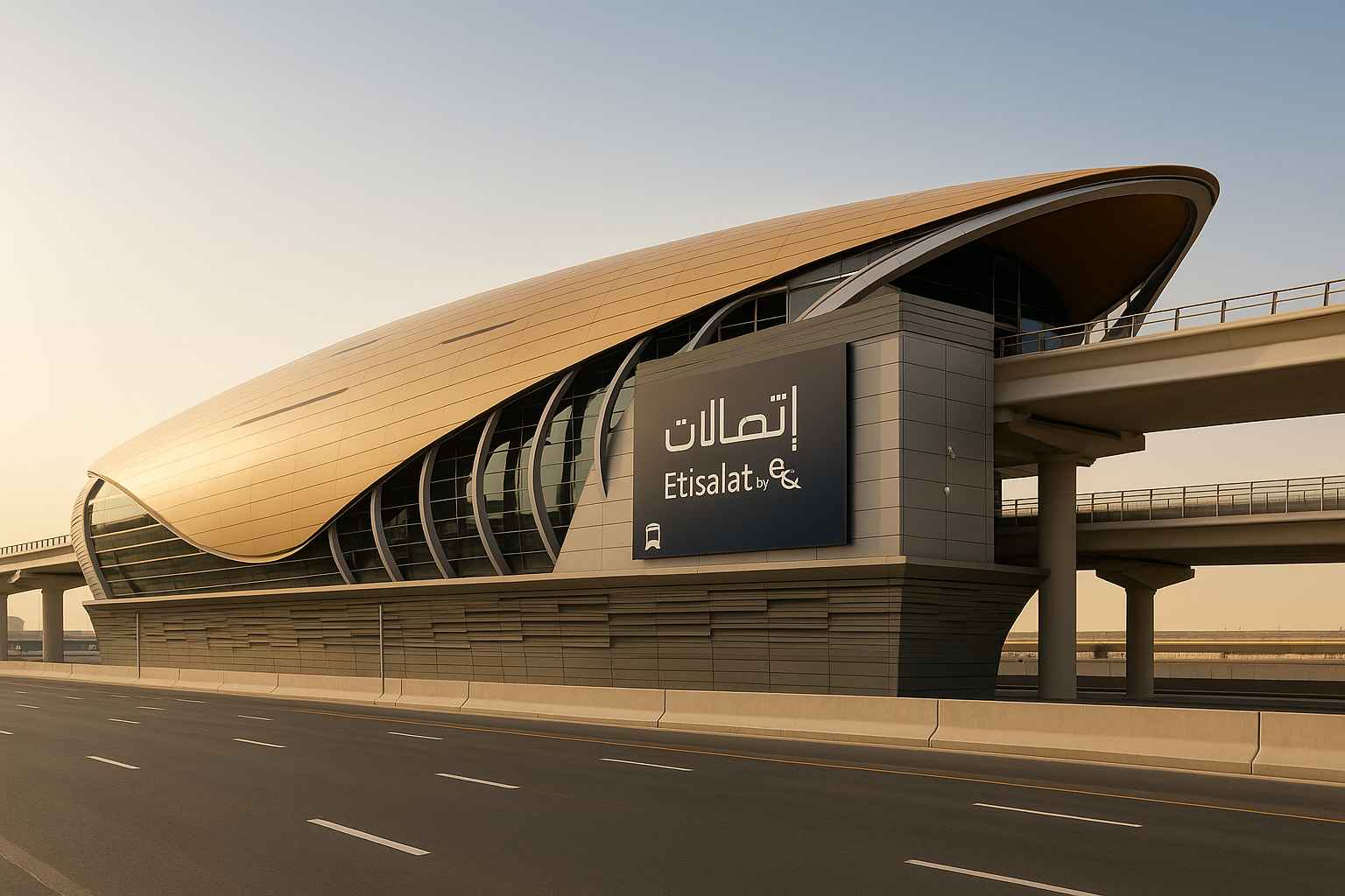 ایستگاه مترو اتصالات | دبی - Metro