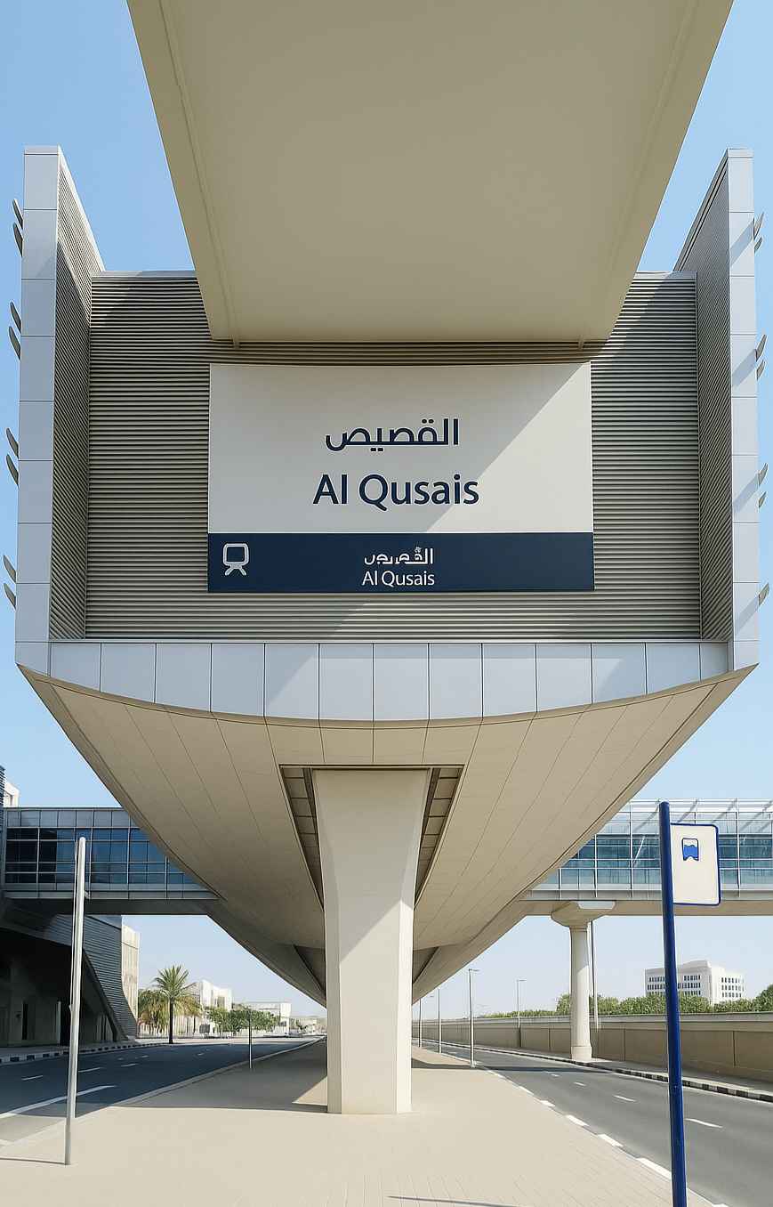 ایستگاه مترو القصیص | دبی - Metro