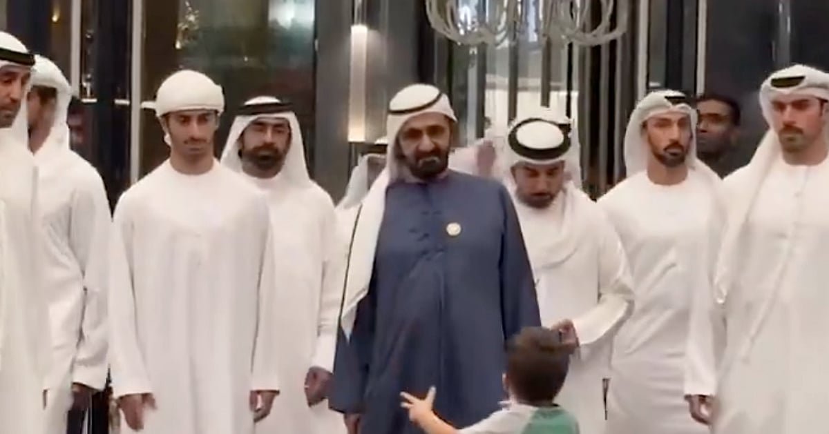 بازدید سرزده شیخ محمد بن راشد از دبی مول
