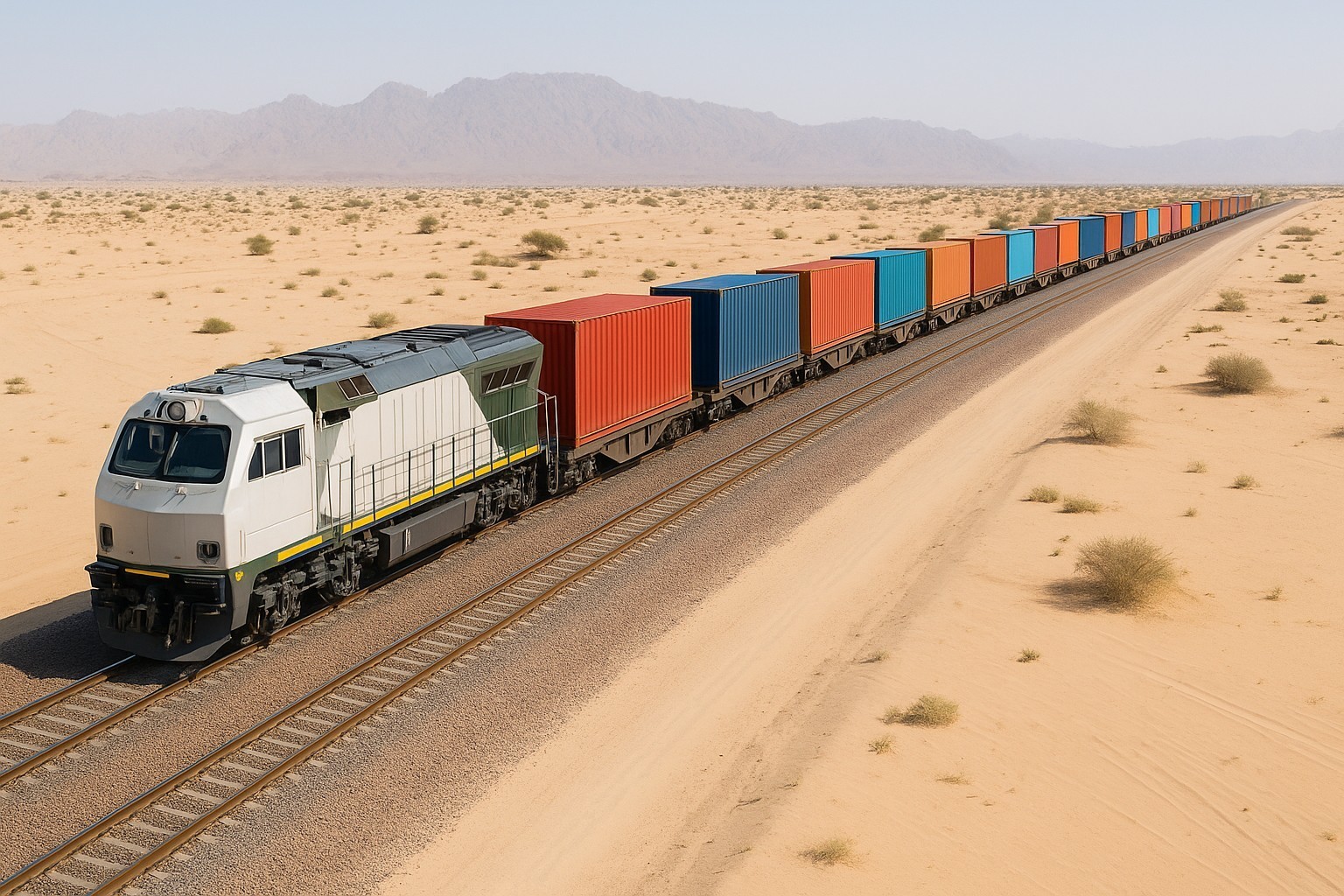 Запуск железнодорожного сервиса между ОАЭ и Оманом с мощностью 193.200 TEU в год